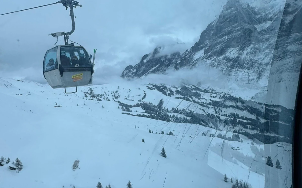The First Cliff Walk suspension walkway on Mount First above Grindelwald