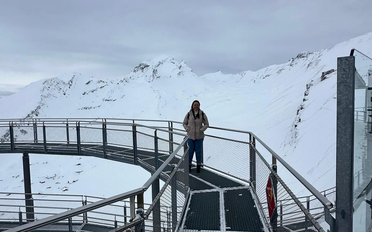 The Cliff Walk at the top station of Mount First above Grindelwald