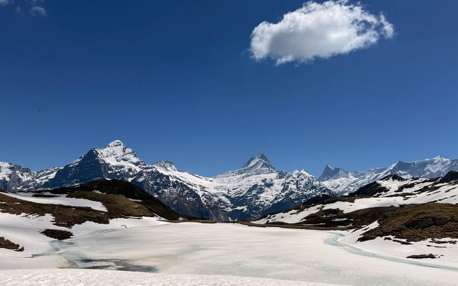 The gondola to Mount First above Grindelwald